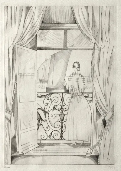The Balcony Over The Sea