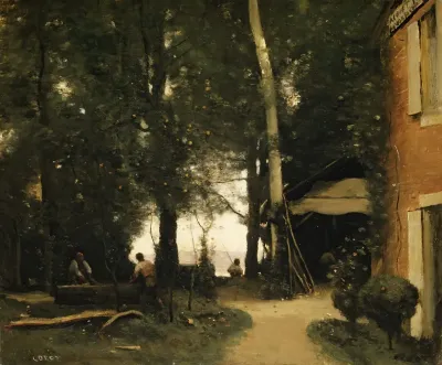 The Banks Of The Seine At Conflans