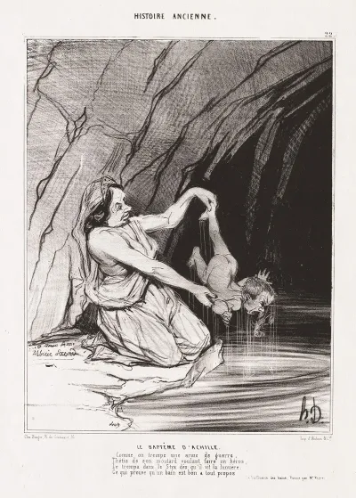 The Baptism Of Achilles