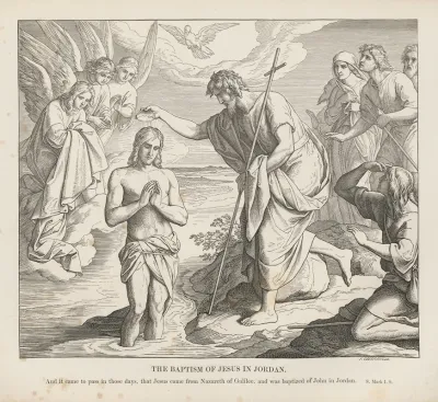 The Baptism Of Jesus In Jordan