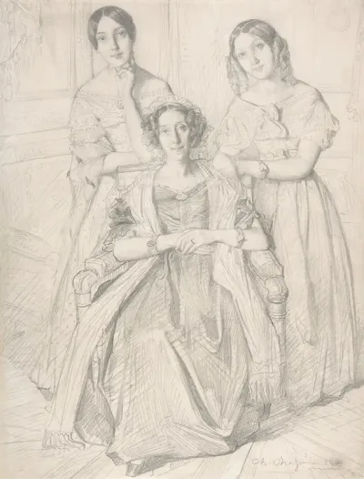 The Baroness Duperre And Her Daughters