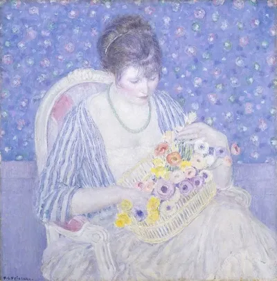 The Basket Of Flowers
