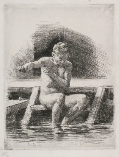 The Bathing Man