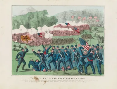The Battle At Cedar Mountain Aug 9th 1862