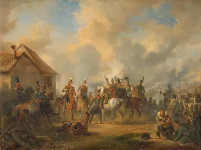 The Battle Of Bautersem During The Ten Days Campaign