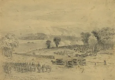 The Battle Of Cross Keys Sunday June 7th 1862 Genl Fremont And Genl Jackson