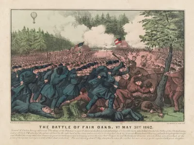 The Battle Of Fair Oaks Va May 31st 1862
