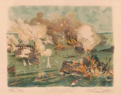The Battle Of Manila Fought On Sunday Morning May 1st 1898