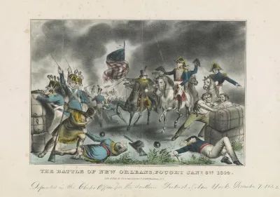 The Battle Of New Orleans Fought January 8th 1814
