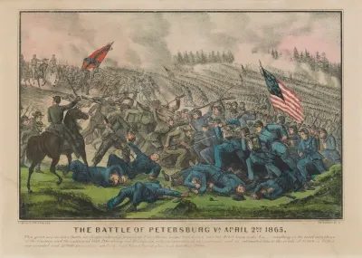 The Battle Of Petersburg Va April 2nd 1865
