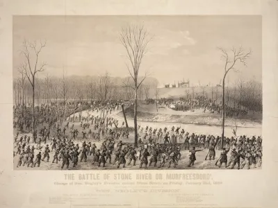 The Battle Of Stone River Or Murfreesboro