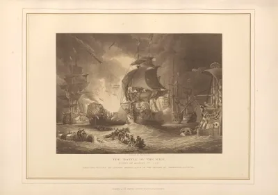The Battle Of The Nile George Arnald