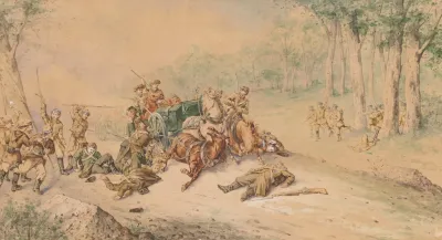 The Battle Of Zyrzyn On 8 August 1863