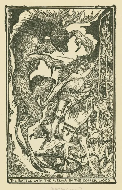 The Battle With The Welwa In The Copper Wood