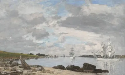 The Bay At The Mouth Of The River Elorn Landerneau