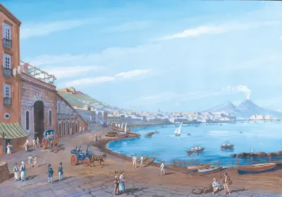 The Bay Of Naples From Mergellina