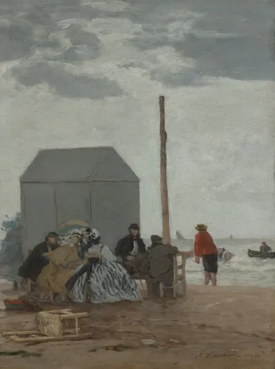 The Beach At Deauville 2