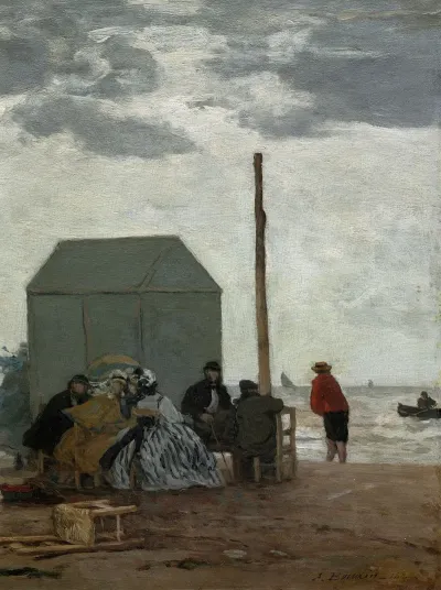 The Beach At Deauville