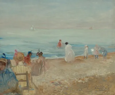 The Beach At Pourville