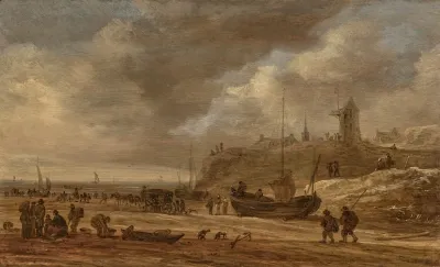 The Beach At Scheveningen 5