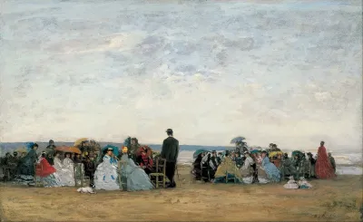 The Beach Near Trouville