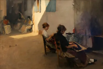 The Bead Threaders Of Venice