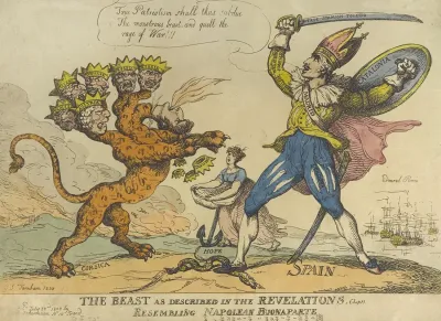 The Beast As Described In The Revelations Chap 13 Resembling Napoleon Buonaparte
