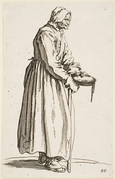 The Beggar Woman With Her Bowl