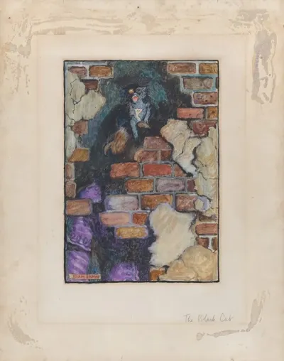 The Black Cat For Edgar Allan Poes Selected Tales Of Mystery 1909