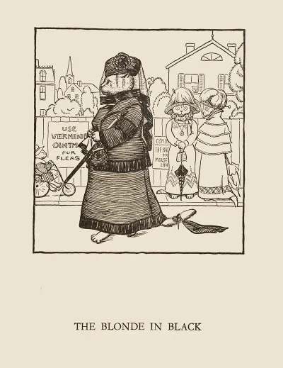 The Blonde In Black