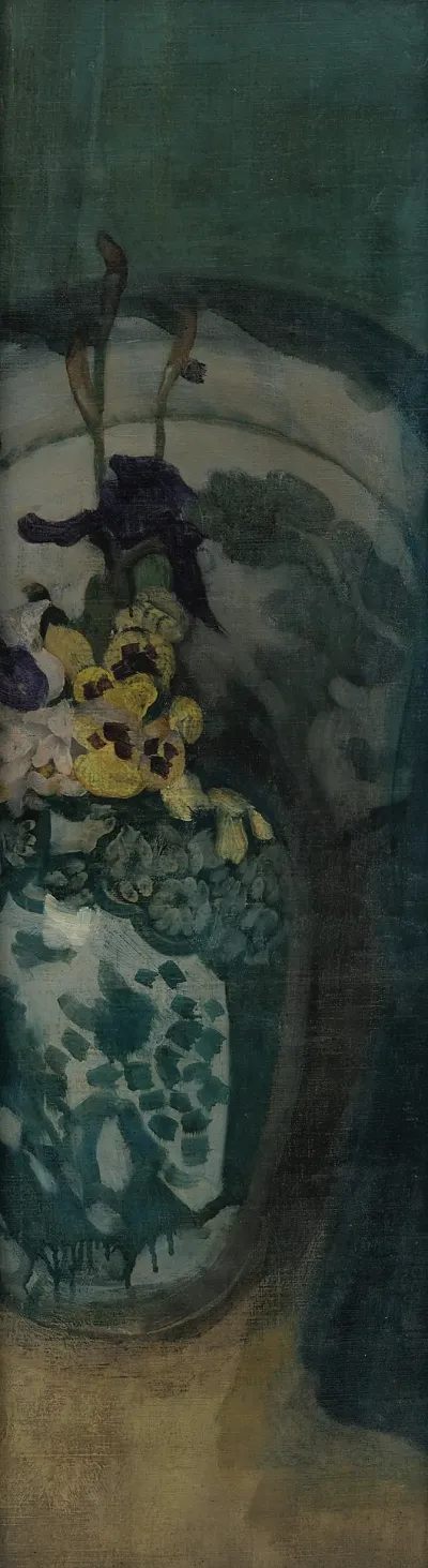 The Blue Girl Fragment Purple And Blue