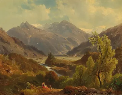 The Bocksteiner Valley With The Rathausberg Wildbad Gastein Upper Austria