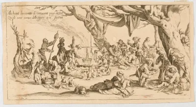 The Bohemians Preparing For The Feast
