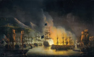 The Bombardment Of Algiers 26 27 August 1816