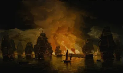 The Bombardment Of Algiers 27 August 1816 2