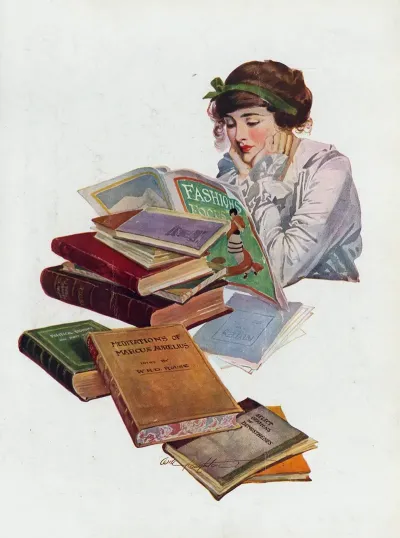 The Book Worm And Her Favorite Book