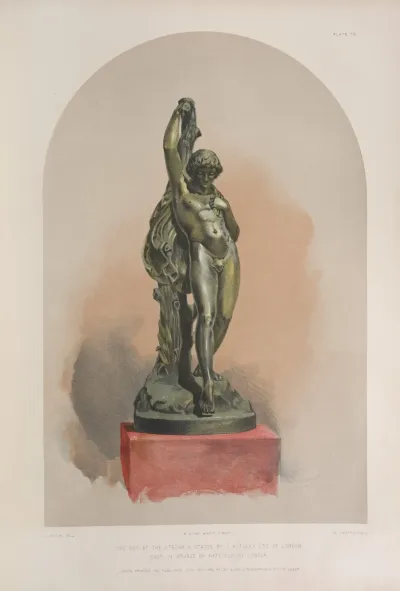 The Boy At The Stream A Statue