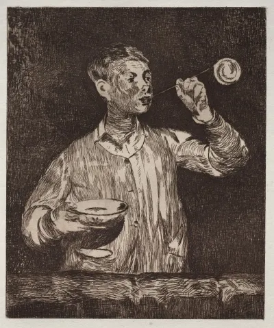 The Boy With Soap Bubbles