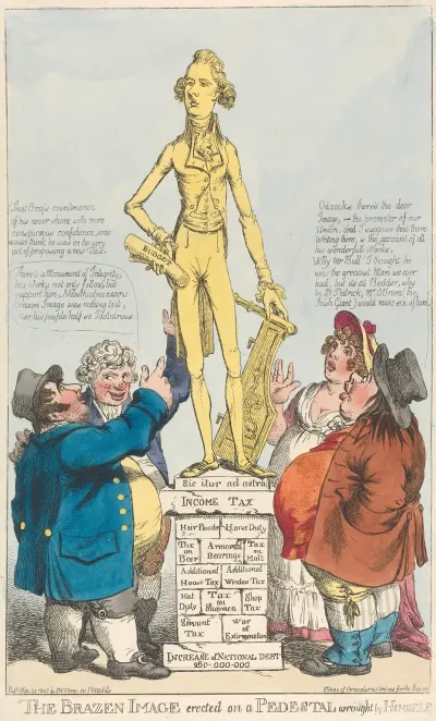 The Brazen Image Erected On A Pedestal Wrought By Himself