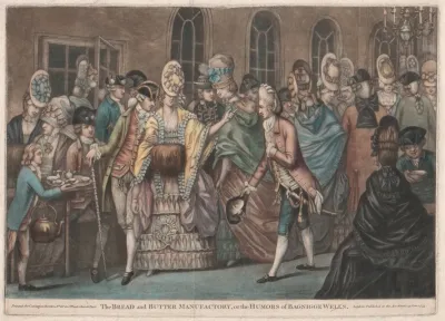 The Bread And Butter Manufactory Or The Humours Of Bagnigge Wells