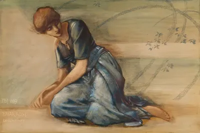 The Briar Rose Series Study For The Garden Court Iv