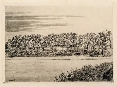 The Bridge In The Wood At Ostend