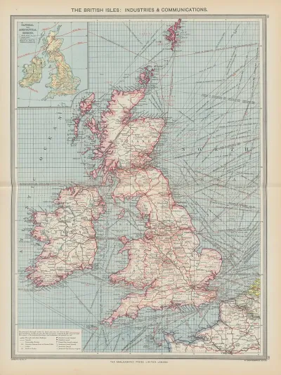 The British Isles Industries And Communications