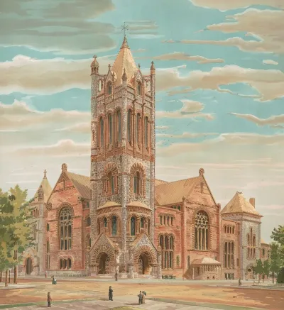 The Brooklyn Tabernacle Erected 1890