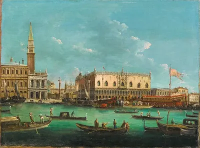 The Bucintoro At The Molo Venice On Ascension Day