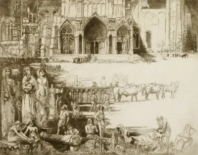 The Builders Of Chartres Cathedral
