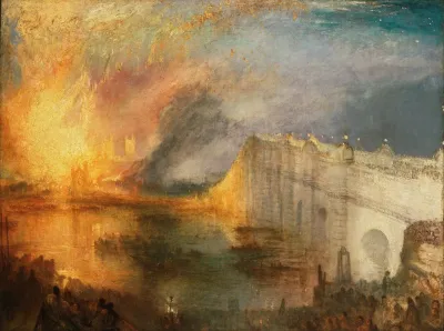 The Burning Of The Houses Of Lords And Commons October 16 1834
