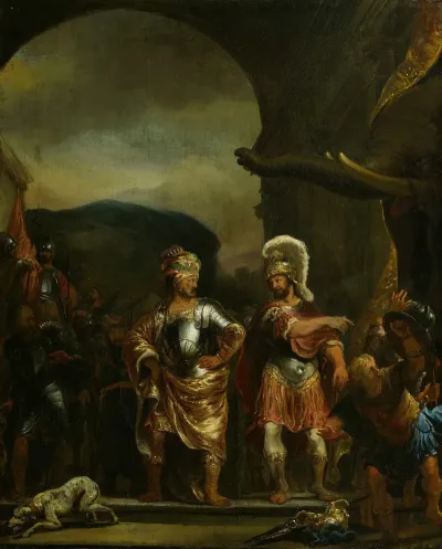 The Calm Fabricius In The Army Camp Of Pyrrhus