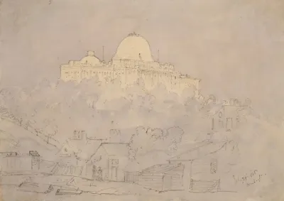 The Capitol From The Railway Station Washington U S July 29 1846
