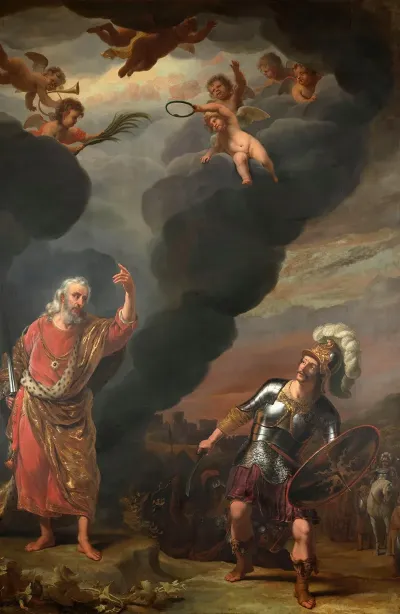 The Captain Of Gods Army Appearing To Joshua